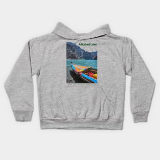 Attabad Lake in Pakistan where hospitality and beauty awaits you Pakistani culture , Pakistan tourism Kids Hoodie